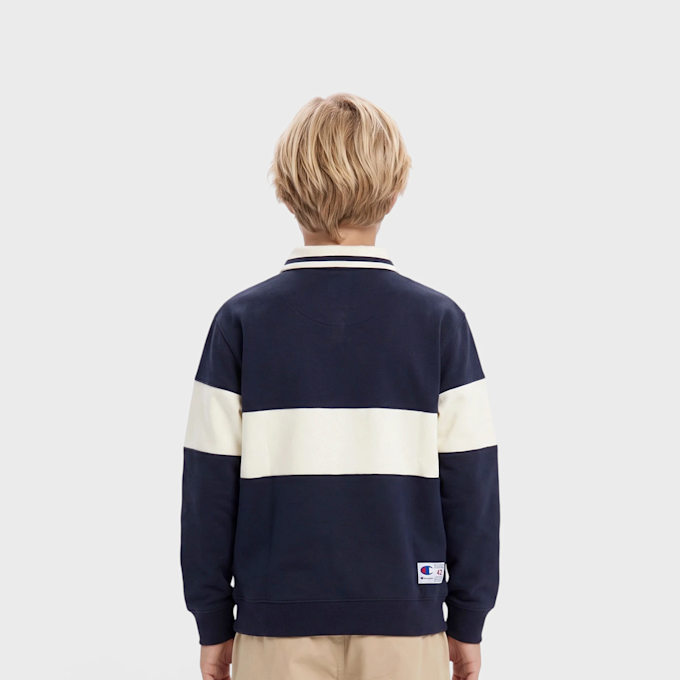 Champion Polo Neck Sweatshirt Blau 108211 2