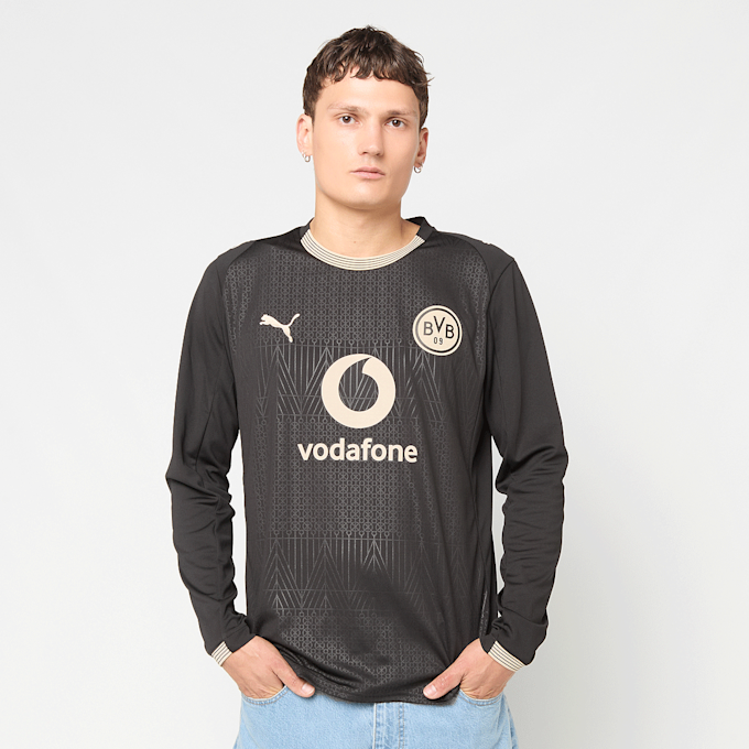 PUMA BVB Sondertrikot langarm 100 Jahre Rote Erde nero 109947 1