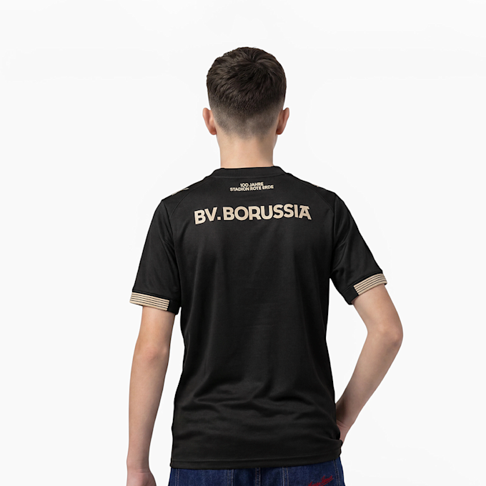 PUMA BVB Sondertrikot 100 Jahre Rote Erde Kinder noir 109941 2