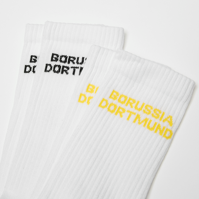 BVB 2 PACK - BVB Urban Socken weiß 110032 2