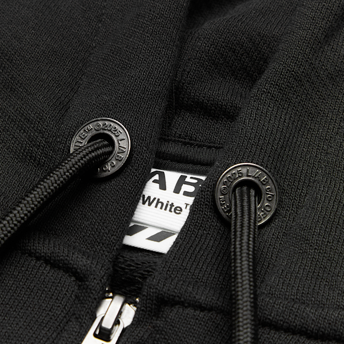 Off-White Graffit Full Zip Hoodie Schwarz 110064 3