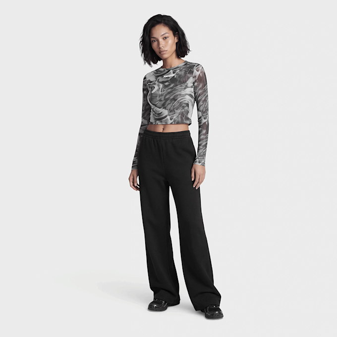 Off-White fitted crop top black white swirl Grau 110098 4