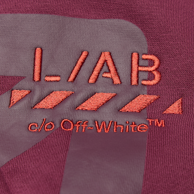 Off-White crop boxy jacket burgundy Undefined Color 110107 4