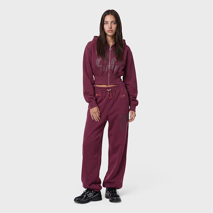 Off-White bungee sweatpants burgundy Marron 110106 9