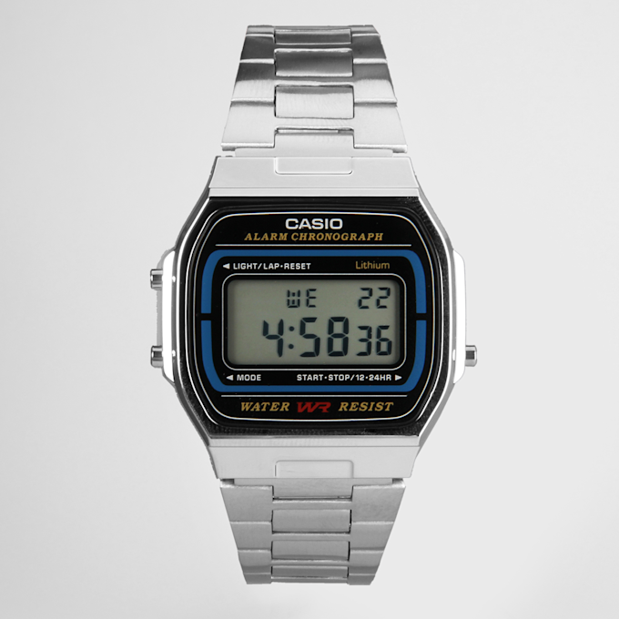 CASIO Casio Watch A164WA-1VES silber 1723 1