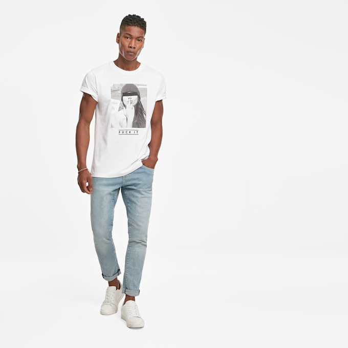 Mister Tee F#?KIT bianco 44890 3