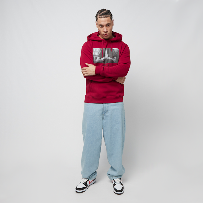 Mister Tee Hooded-Sweatshirt Pray rojo 1794 4