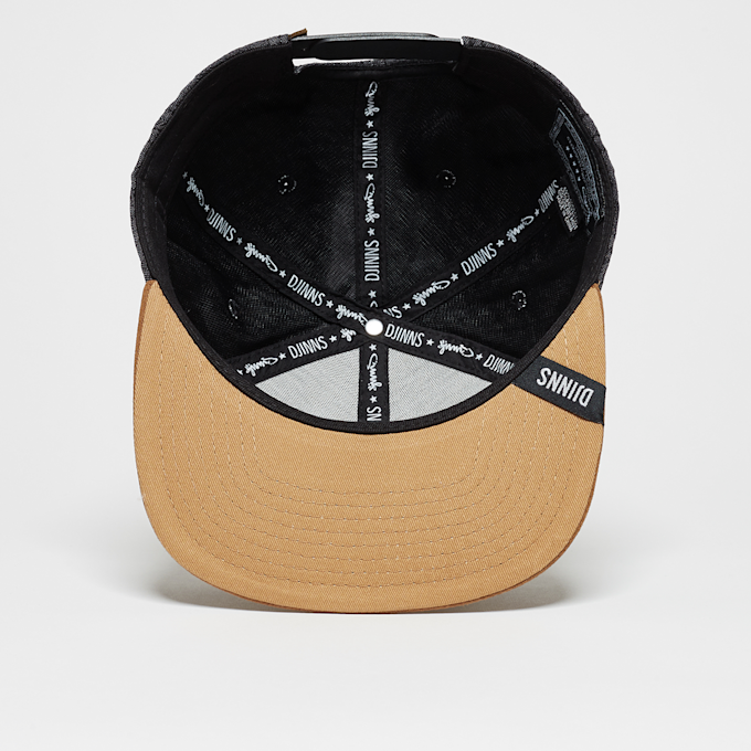 DJINNS Snapback-Cap 6 Panel Linen negro 1869 3
