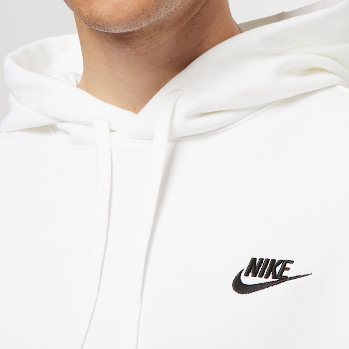 Nike Sportswear Club Fleece Pullover Hoodie Bianco 1874 3