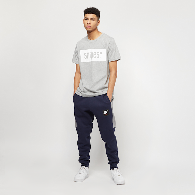 SNIPES Box Logo heather grey/white grau 1876 4