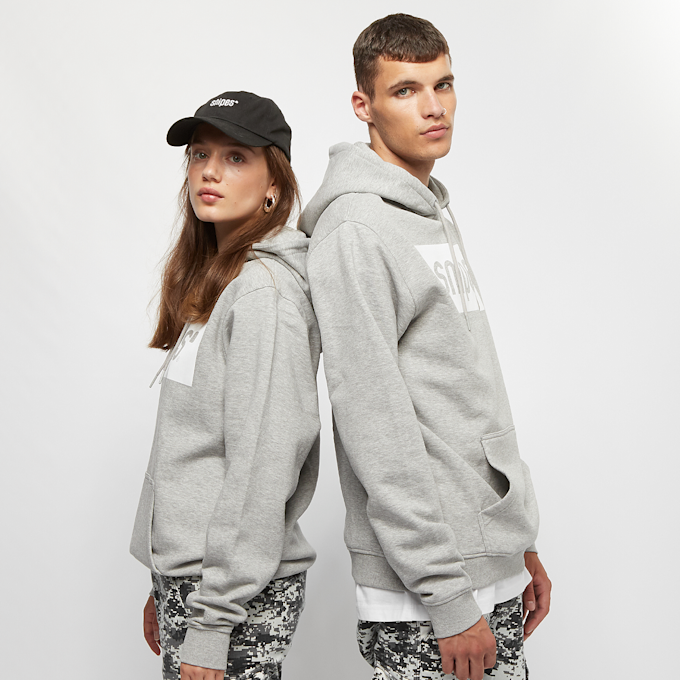 SNIPES Hooded-Sweatshirt Box Logo siva 1877 1