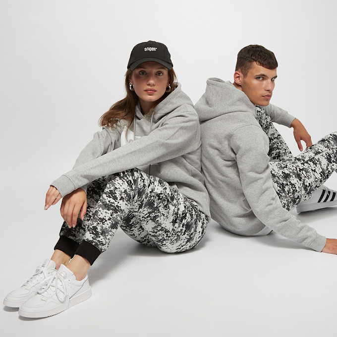 SNIPES Hooded-Sweatshirt Box Logo siva 1877 4