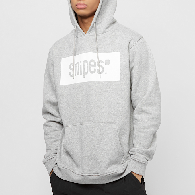 SNIPES Hooded-Sweatshirt Box Logo siva 1877 5