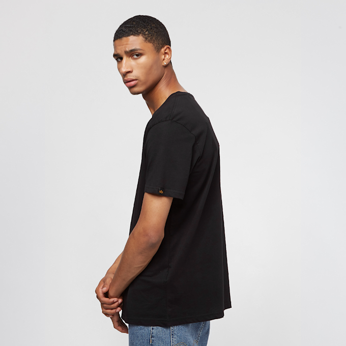 Alpha Industries Basic Small Logo Schwarz 113 2