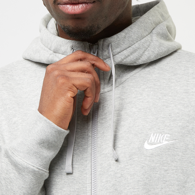 Nike   Club Hoodie Full Zip cinzento 254 3