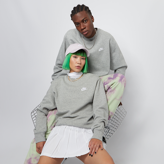 Nike Sportswear Club Fleece Crew grau 312 1