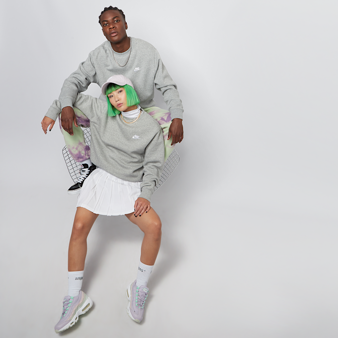 Nike   Sportswear Club Fleece Crew grijs 312 4
