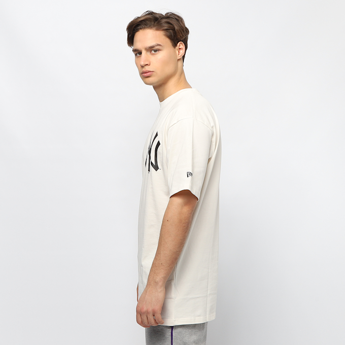 New Era MLB Big Logo Oversized Tee New York Yankees white Weiß 431 2