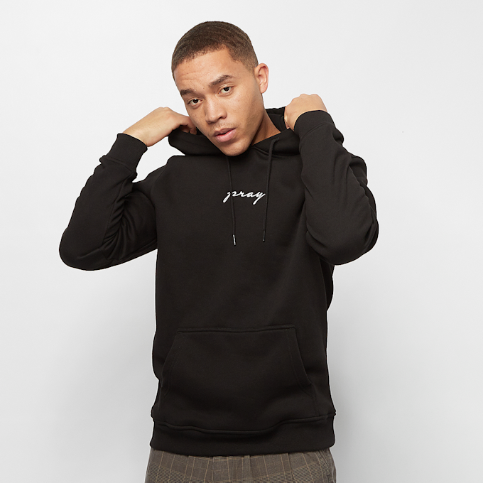 Mister Tee Pray EMB Hoody negro 443 1