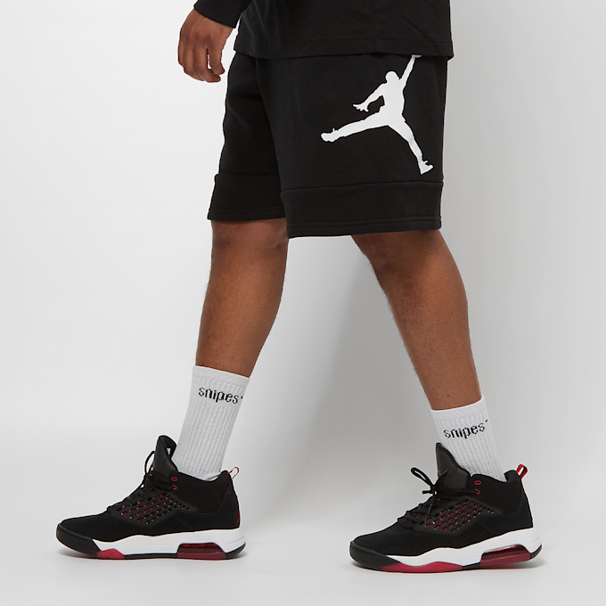 Jordan M J JUMPMAN AIR FLC SHORT black/black/white Schwarz 44318 2