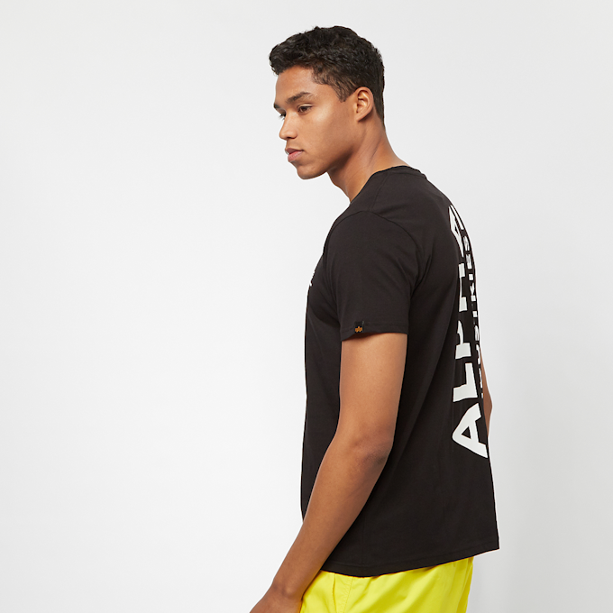 Alpha Industries Backprint T schwarz 684 2