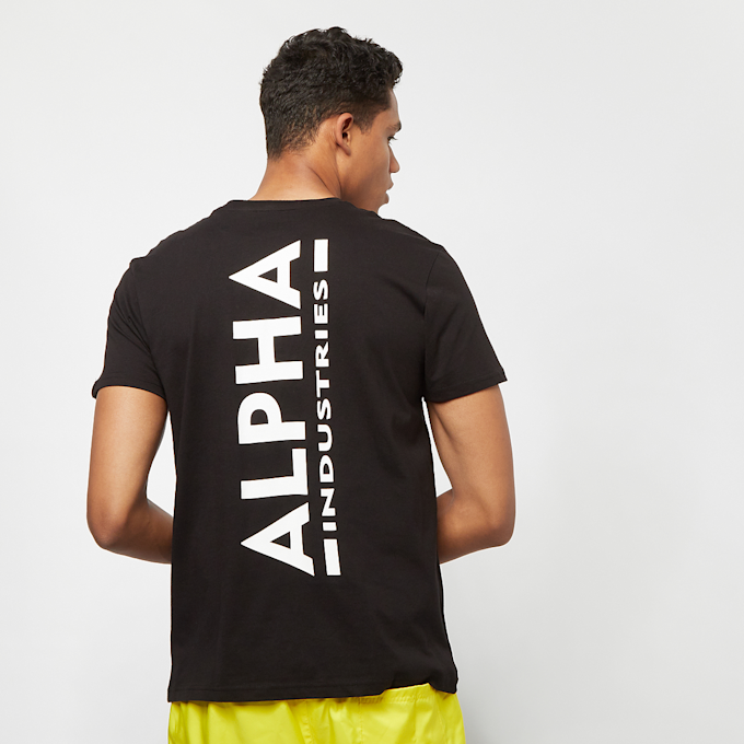 Alpha Industries Backprint T schwarz 684 3