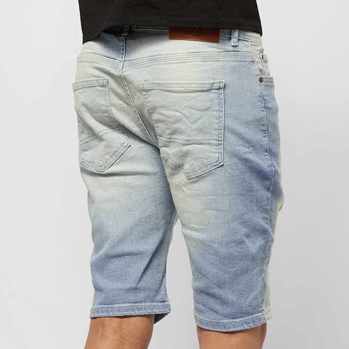 SikSilk Distressed Denim Shorts light blue wash Blau 44369 4