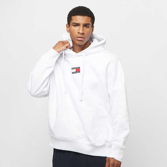 Tommy Jeans TJM Tommy Badge Hoody white blanco 2221 1