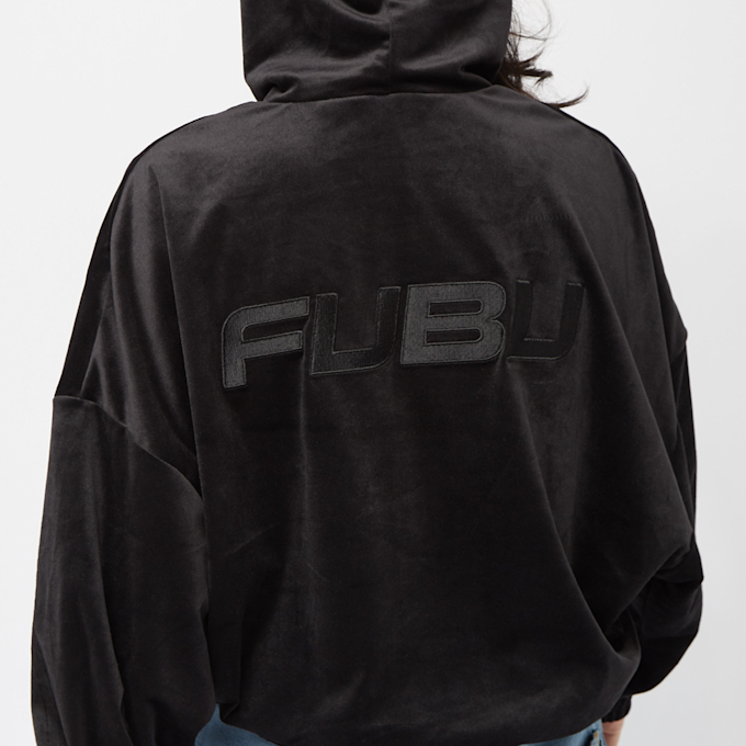 FUBU FUBU Corporate Velours Track Jacket black schwarz 1477 6