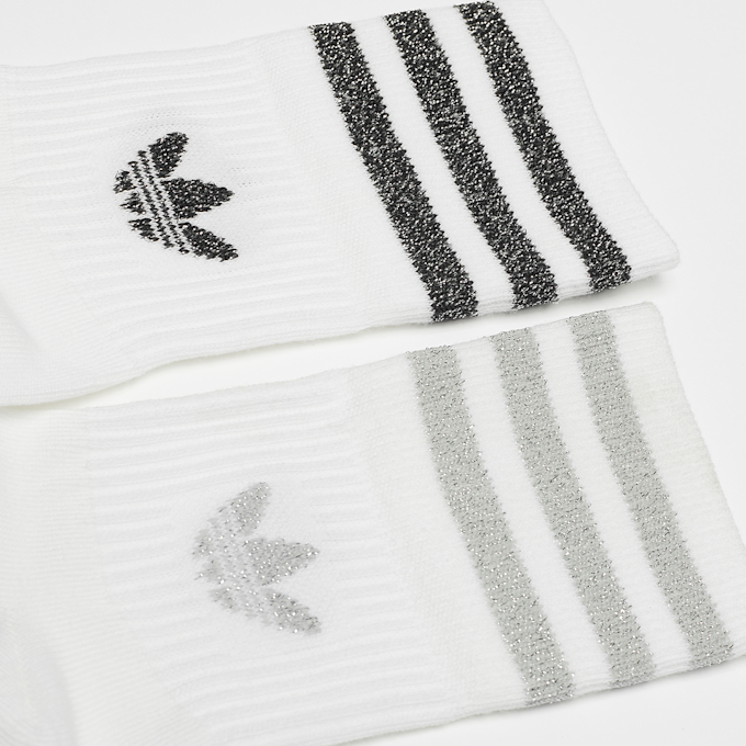 adidas Originals 2 PACK - Glitzer Crew Socken weiß 1485 2