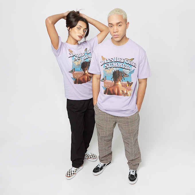 Mister Tee Days Before Summer Oversize Tee lila 6544 4