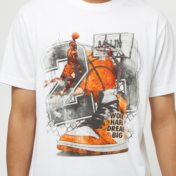 Mister Tee Vintage Ballin Tee Weiß 6621 3