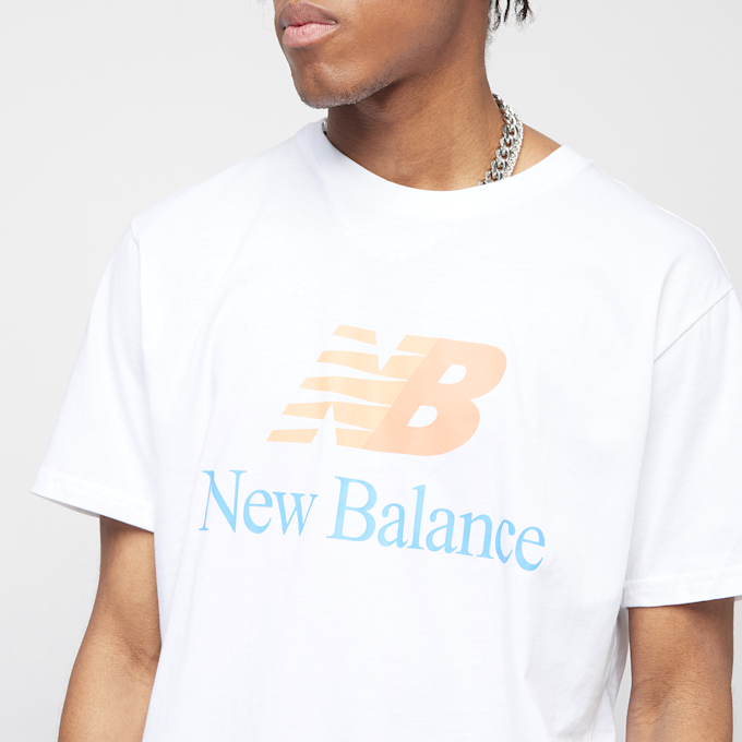 New Balance NB Essentials Celebrate Split Logo Tee white Undefined Color 7074 3
