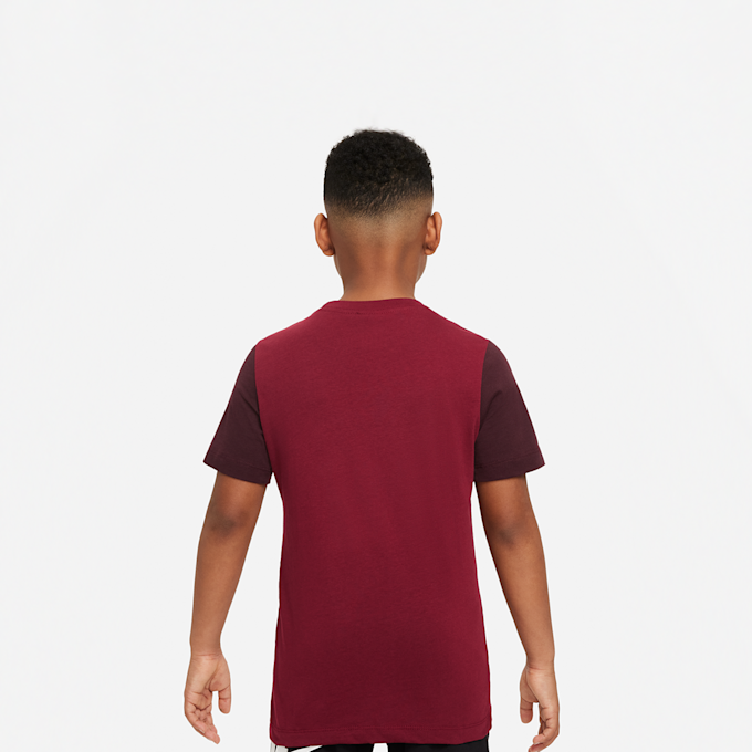 Nike B NSW REPEAT TEE SS carbon heather/smoke grey/white Rot 7225 2