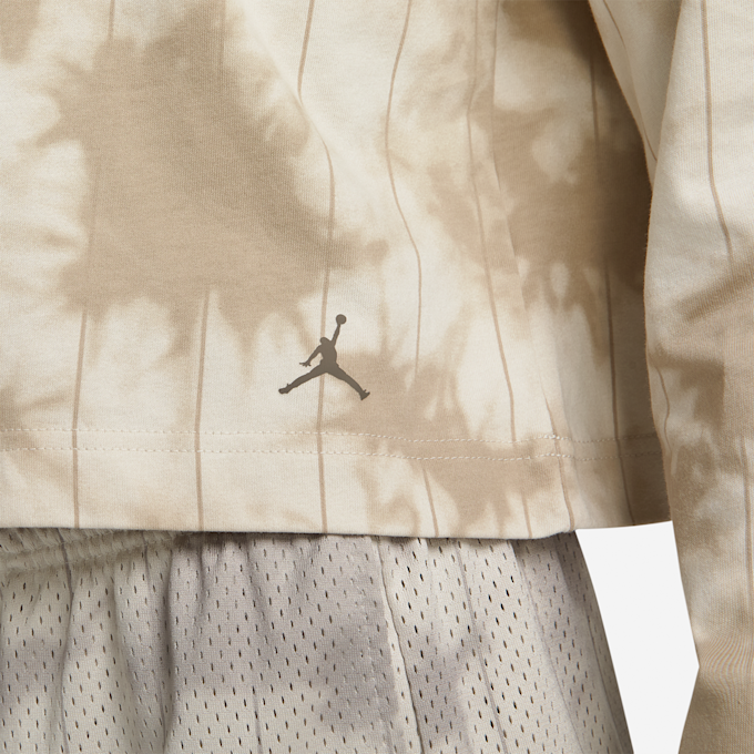 Jordan W J HERITAGE LS TEE CORE lt orewood brn/olive grey beige 7483 3