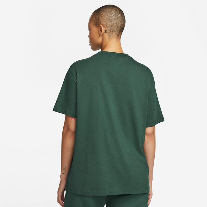Nike W NSW ESSNTL TEE BF LBR pro green/white schwarz 7618 2
