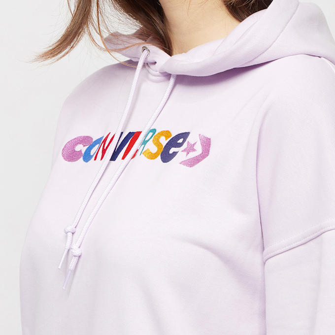 Converse Oversized Spring Hoodie pale amethyst rose 7660 3