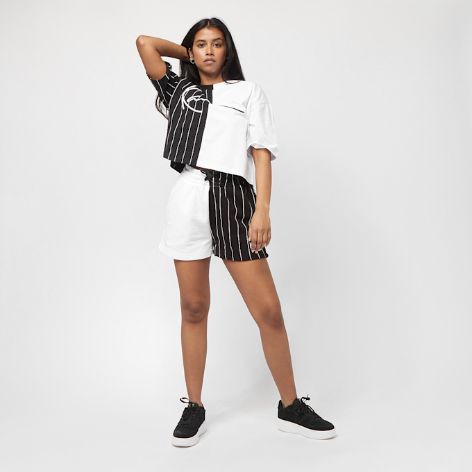 Karl Kani Signature Splid Crop Pinstripe Tee schwarz 8036 4