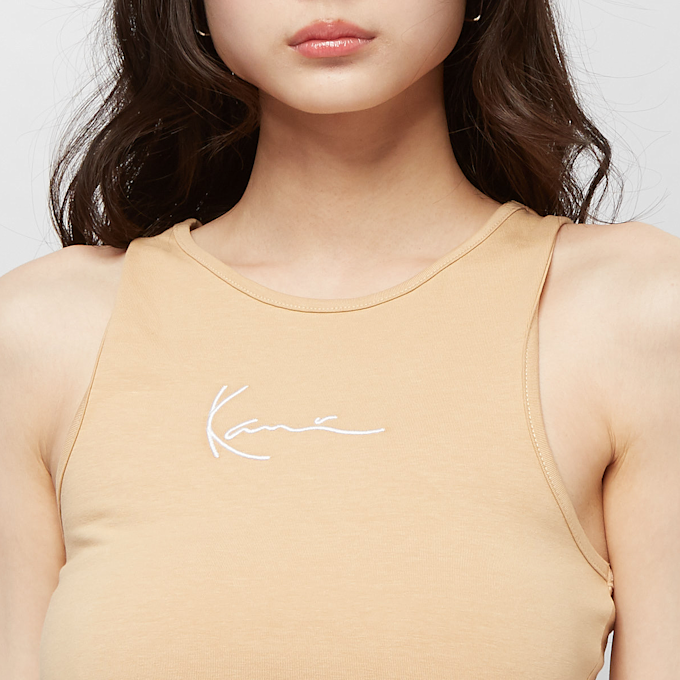 Karl Kani KK Small Signature Crop Top light beige beż 8074 3