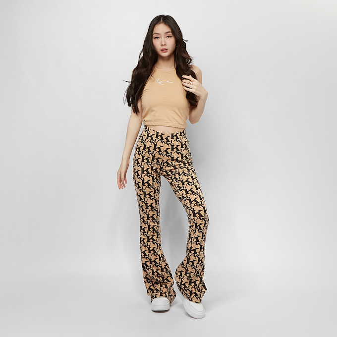 Karl Kani KK Small Signature Crop Top light beige beż 8074 4