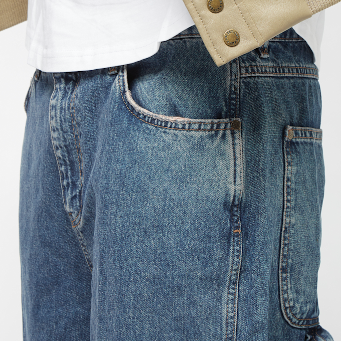 Karl Kani Retro Baggy Workwear Denim Blau 8098 3