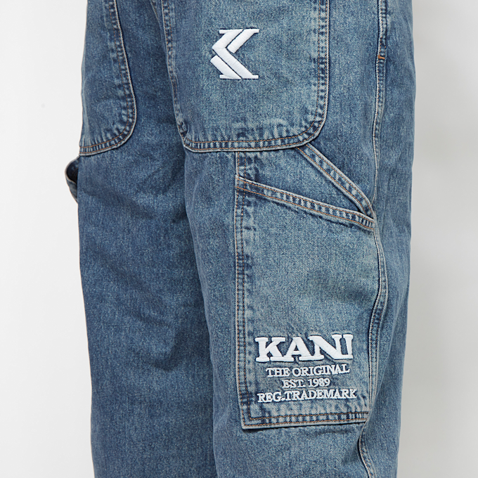 Karl Kani Retro Baggy Workwear Denim Blau 8098 5