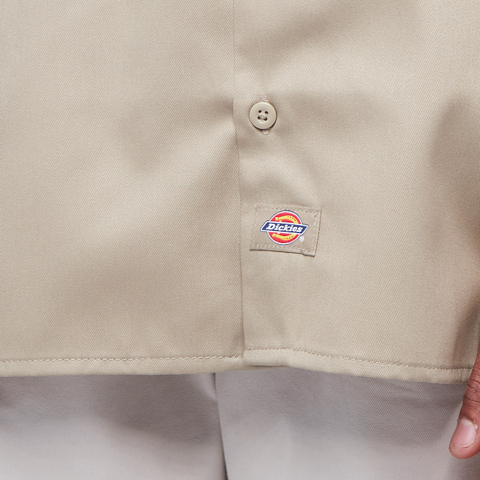 Dickies Work Shirt Ss Rec beige 3548 4
