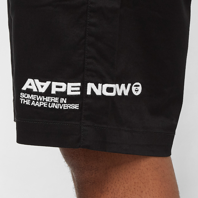 Aape AAPE WOVEN SHORTS SPANDEX black noir 3804 5