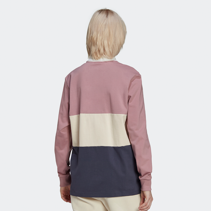 adidas Originals Long Sleeve Pol magic mauve/shadow navy Weiß 4338 2