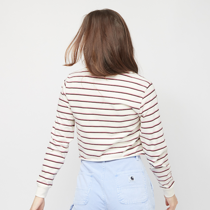 Vans Time Off Stripe LS Crop marshmallow weiß 5514 2