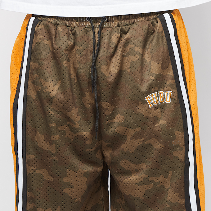 FUBU College Mesh Shorts camo/orange UndefinedColor 5546 3