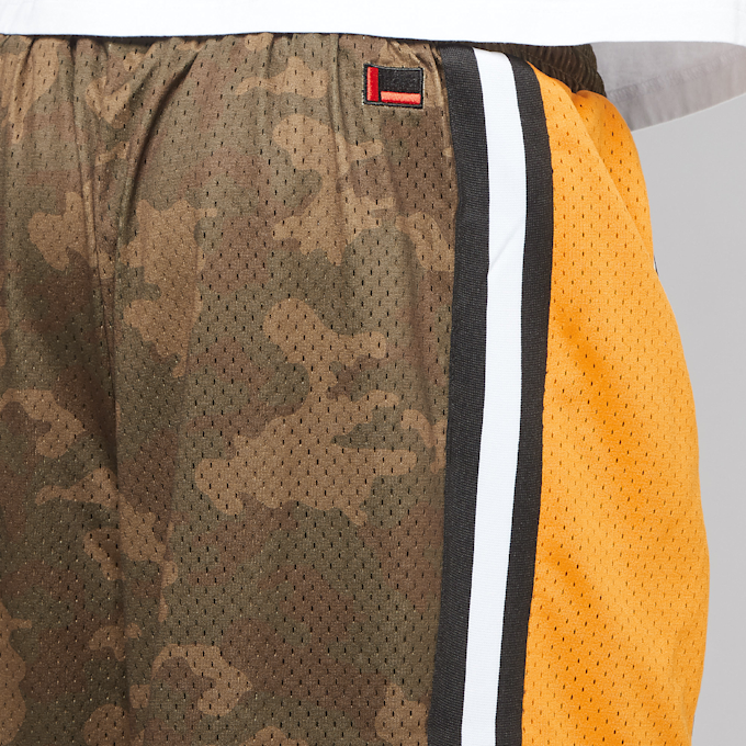 FUBU College Mesh Shorts camo/orange UndefinedColor 5546 4