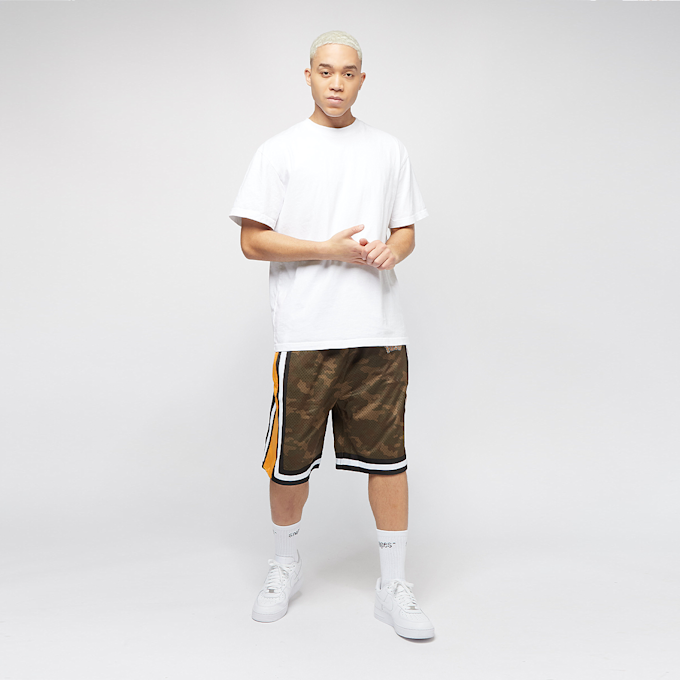 FUBU College Mesh Shorts camo/orange UndefinedColor 5546 5
