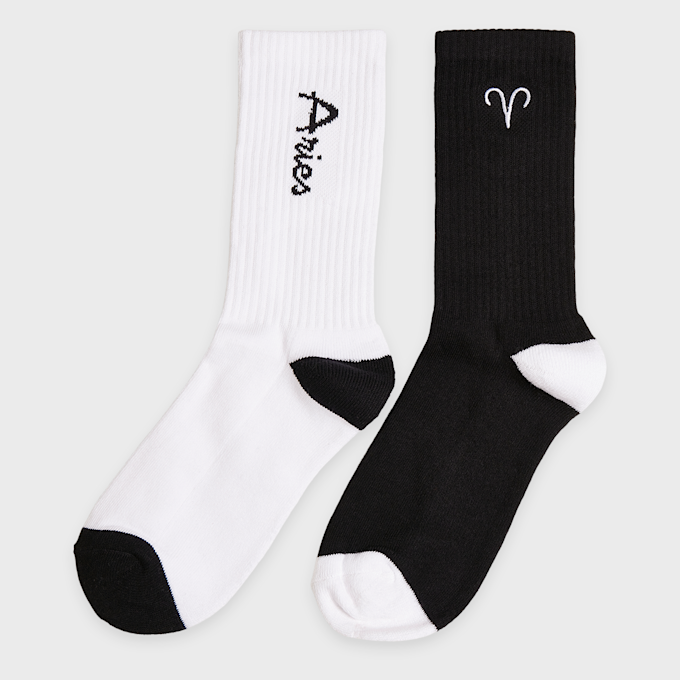 Mister Tee Zodiac Socks 2-Pack Aries multicolor 8660 1